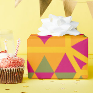 Cute Artisan Festive Huidige Baby Shower Cadeaupapier