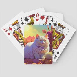 Cute & Artistic Cat Poker Cards Pokerkaarten