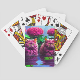 Cute & Artistic Cat Poker Cards Pokerkaarten