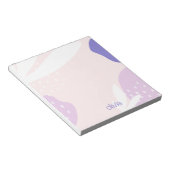 Cute Artistic Pastel Pink Lavender Art-laptop Notitieblok (Schuin)