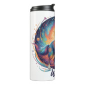 Cute Artistic Puppy Design for Dog Lovers Thermosbeker (Gedraaid links)