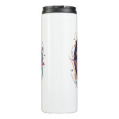 Cute Artistic Puppy Design for Dog Lovers Thermosbeker (Achterkant)