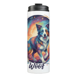 Cute Artistieke Puppy Ontwerp voor Hondenliefhebbe Thermosbeker