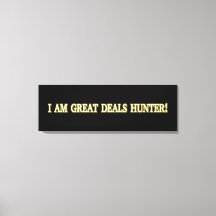 Cute Artwork Design "Great Deals Hunter". Bestel n