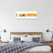 Cute Artwork Design "SURVIVOR". Bestel nu Canvas Afdruk (Insitu (Slaapkamer))