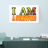 Cute Artwork Design "SURVIVOR". Bestel nu Spandoek (Beurs)