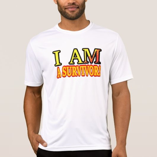 Cute Artwork Design "SURVIVOR". Bestel nu T-shirt (Voorkant)