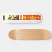 Cute Artwork Design "SURVIVOR". Kopen Persoonlijk Skateboard (Horizontaal)