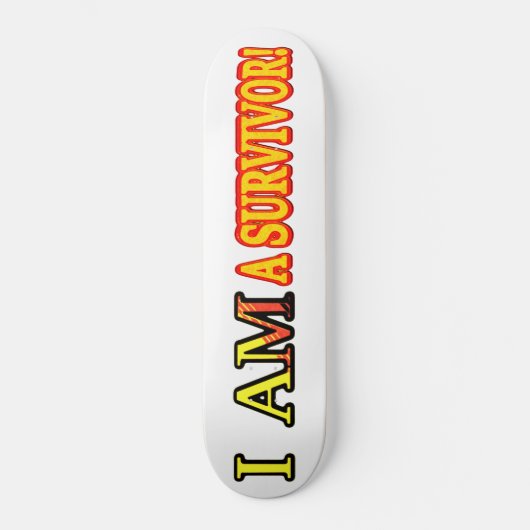 Cute Artwork Design "SURVIVOR". Kopen Persoonlijk Skateboard (Voorkant)