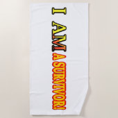 Cute Artwork Design "SURVIVOR". Kopen Strandlaken (Voorkant)