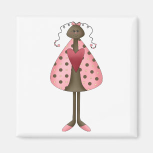 Cute as a Bug Ladybug Doll Magneet