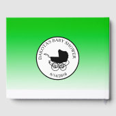 Cute as a Button Baby shower Keepomwille Guestbook Gastenboek (Achterkant)