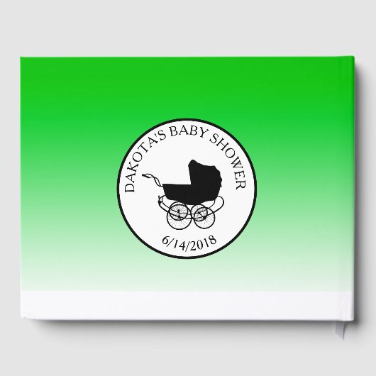 Cute as a Button Baby shower Keepomwille Guestbook Gastenboek (Achterkant)