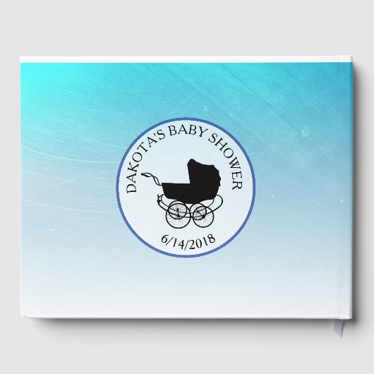 Cute as a Button Baby shower Keepomwille Guestbook Gastenboek (Achterkant)