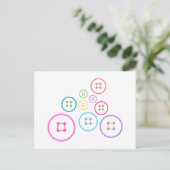 Cute as a Button Briefkaart (Staand voorkant)