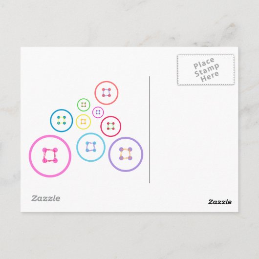Cute as a Button Briefkaart (Achterkant)