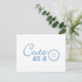 Cute as a Button Briefkaart (Staand voorkant)