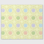 Cute-as-a-Button Cadeaupapier (Vlak)