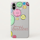 Cute as a Button Case-Mate iPhone Case (Achterkant)