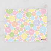 Cute as a Button  | Kaart met tabelnummer (Achterkant)