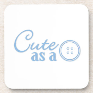 Cute as a Button Onderzetter