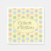 Cute-as-a-Button Servetten (Voorkant)