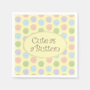 Cute-as-a-Button Servetten