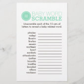 Cute as a Button (Turquoise) Flyer (Voorkant)