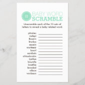 Cute as a Button (Turquoise) Flyer (Voorkant)