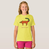 "Cute as a Coati"-kleding T-shirt (Voorkant volledig)