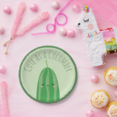 Cute as a Cucumber Funny Cutecumber Papieren Bordje (Feest)