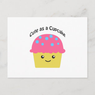 Cute as a Cupcake Briefkaart