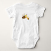 Cute as can Bee Baby  Romper (Achterkant)
