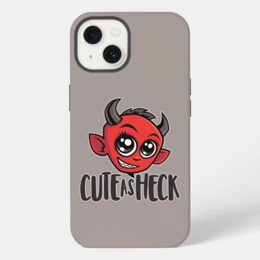 Cute as Heck Devil iPhone Hoesje (Achterkant)
