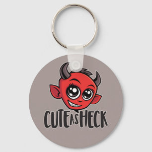 Cute as Heck Devil Sleutelhanger
