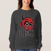 Cute as Heck Devil Trui (Voorkant)