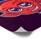 Cute as Hell Devil Poster (Hoek)