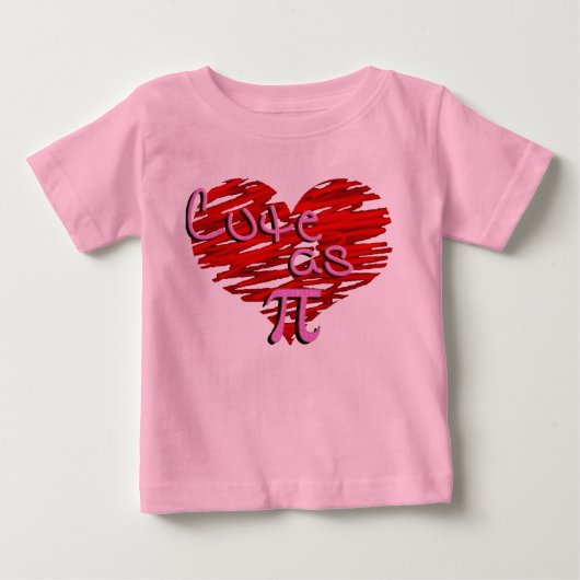 Cute as Pi T-Shirt (Voorkant)