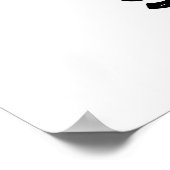 Cute as Shell Funny Seashell Pun Poster (Hoek)