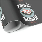 Cute Asian Food Kawaii Sushi Rice Fish Lover Cadeaupapier (Rol Hoek)