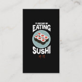 Cute Asian Food Kawaii Sushi Rice Fish Lover Visitekaartje (Voorkant)