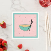 Cute asian ramen soep paper luiers servet (Insitu)