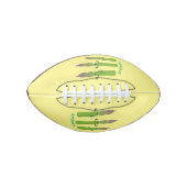 Cute asparaging vegetable trio cartoon american football (Voorkant)