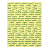 Cute asparaging vegetable trio cartoon tafelkleed (Voorkant)