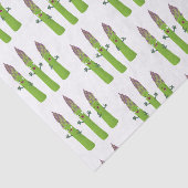 Cute asparaging vegetable trio cartoon tissuepapier (Detail)