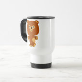 Cute Assertive Cartoon Beer Commuter Mok (Voorkant links)