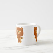 Cute Assertive Cartoon Beer Espresso Mok (Voorkant rechts)