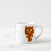 Cute Assertive Cartoon Beer Espresso Mok (Rechts)