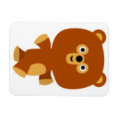 Cute Assertive Cartoon Beer Flexible Magnet Magneet (Horizontaal)