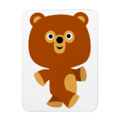 Cute Assertive Cartoon Beer Flexible Magnet Magneet (Verticaal)